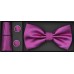 Set papion, batista si butoni violet deschis 